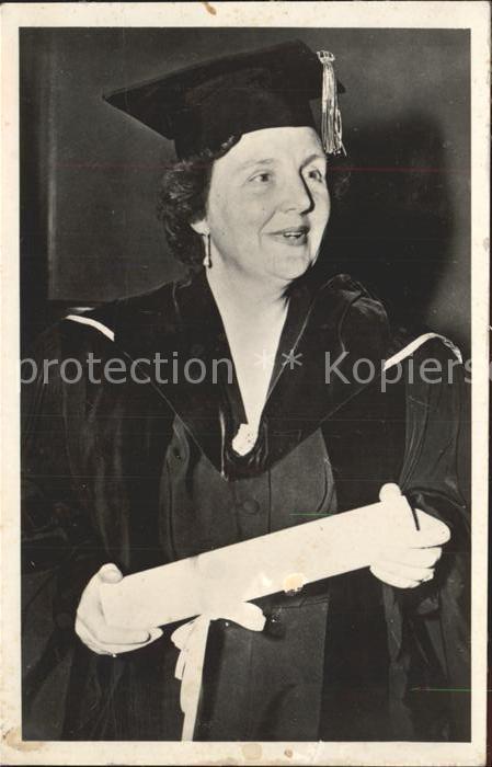 Adel Niederlande Koenigin Juliana Ere-doctoraat Columbia-Universiteit