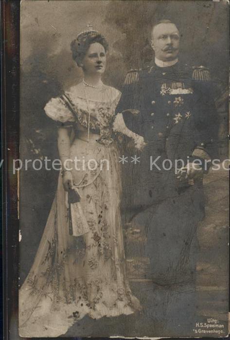Adel Niederlande Koenigin Wilhelmina Prinz Hendrik