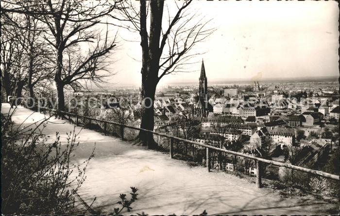 Freiburg Breisgau Blick vom Schlossberg