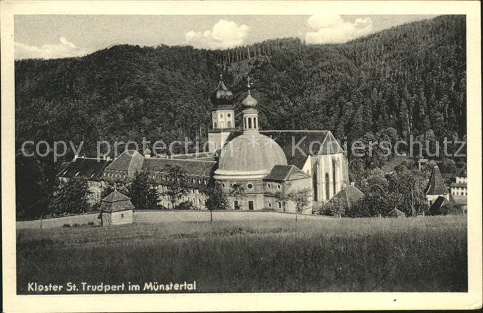 Muenstertal Schwarzwald Kloster St Trudpert