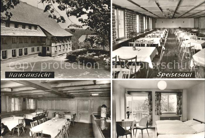 St Maergen Gasthof Pension Roessle Speisesaal Zimmer