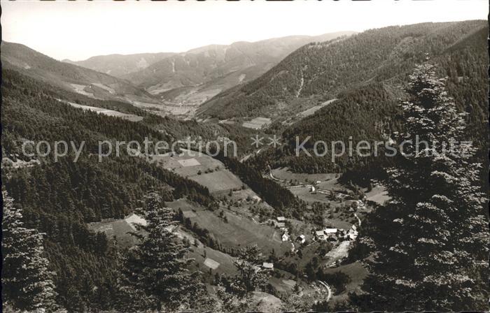 St Maergen Blick ins Wildgutach und Simonswaelder Tal