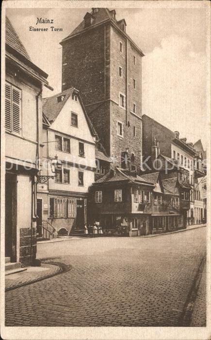 Mainz Rhein Eiserner Turm