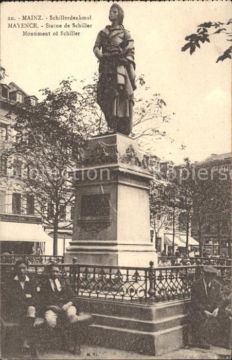 Mainz Rhein Schillerdenkmal