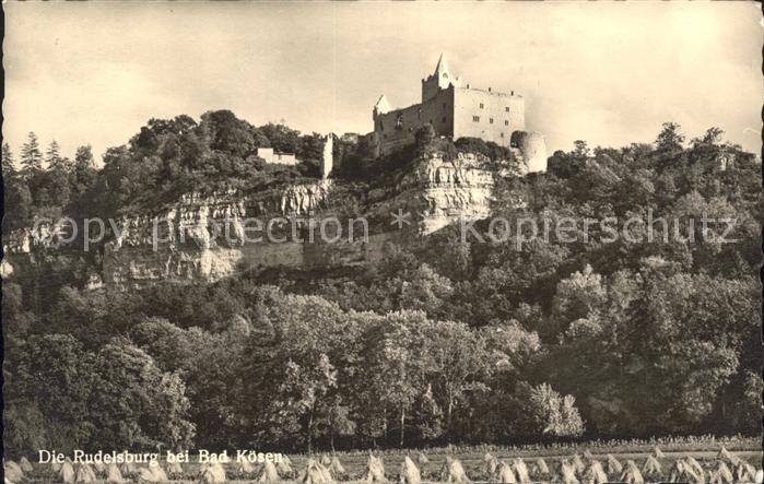 Bad Koesen Die Rudelsburg