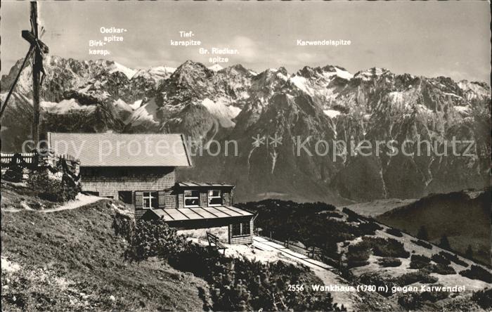 Wankhaus mit Karwendel