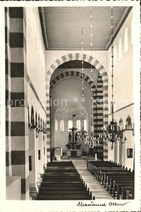 HILDESHEIM  CITY Kirchenschiff der Michaeliskirche