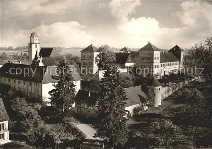 Messkirch Stadtpfarrkirche St Martin und Schloss