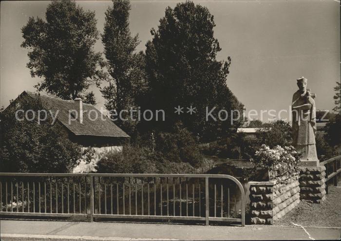 Messkirch Ablachbruecke mit Neopomuk