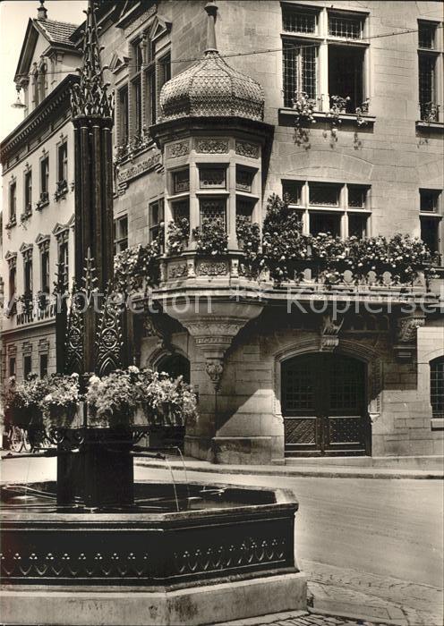 Messkirch Rathaus und Brunnen