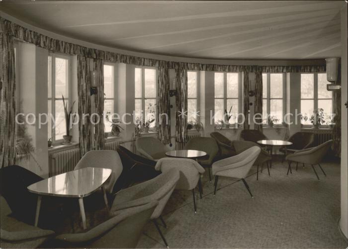 Saalburg Saale FDGB Heim Saalburg Rundbau Klubraum