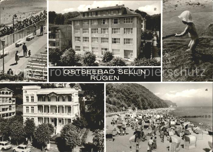 Sellin Ruegen Strandblick Erholungsheim Freundschaft Haus Sellin Strandpartie