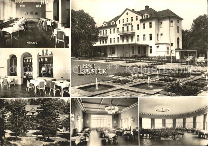 Bad Lausick Kurmittelhaus Kurcafe Speisesaal Wintergarten