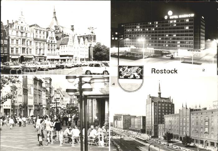 ROSTOCK CITY Ernst Thaelmann Platz Interhotel Warnow Kroepeliner Strasse