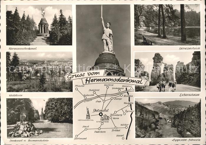 Detmold Hermannsdenkmal Doneperteich Hiddesen Externsteine Bismarckstein Lipp Sc