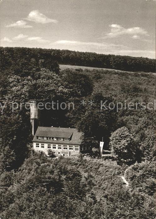 Bad Driburg Iburgplateau mit Sachsenklause