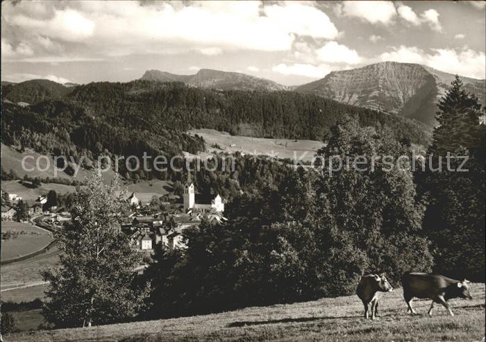 Oberstaufen Oberallgaeu Bayern Panorama