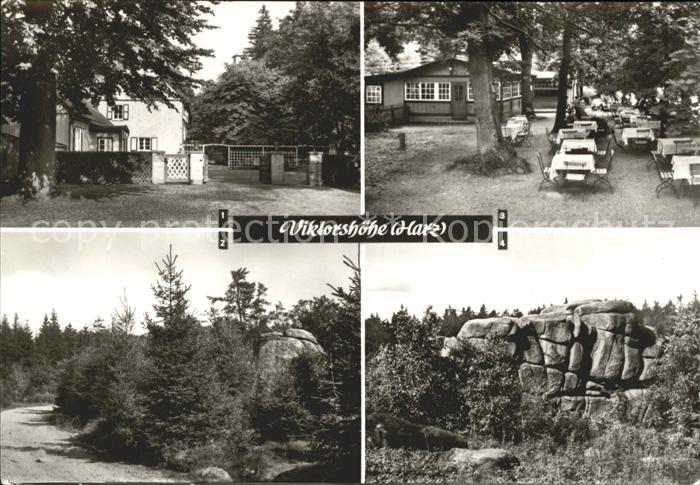 Thale Harz Viktorshoehe im Harz Teilansichten