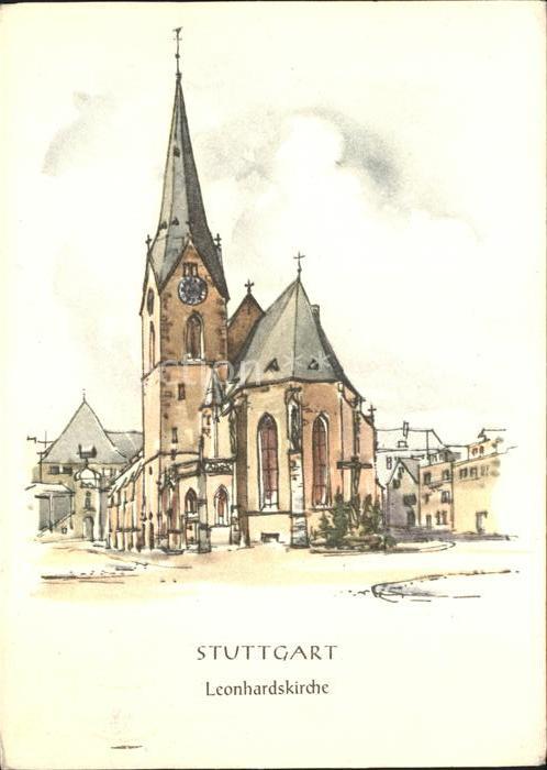 STUTTGART  CITY Leonhardskirche