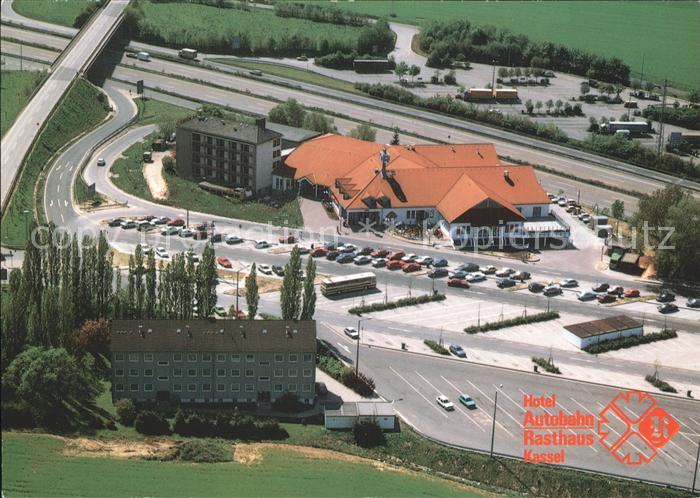 KAssEL CITY Autobahnrasthaus Fliegeraufnahme