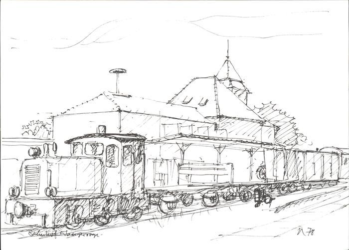 Wangerooge Nordseebad Bahnhof Wangerooge Wangerooger Skizzen