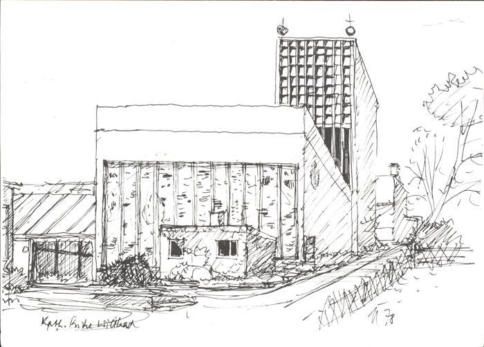 Wangerooge Nordseebad Kath Kirche Wangerooger Skizzen