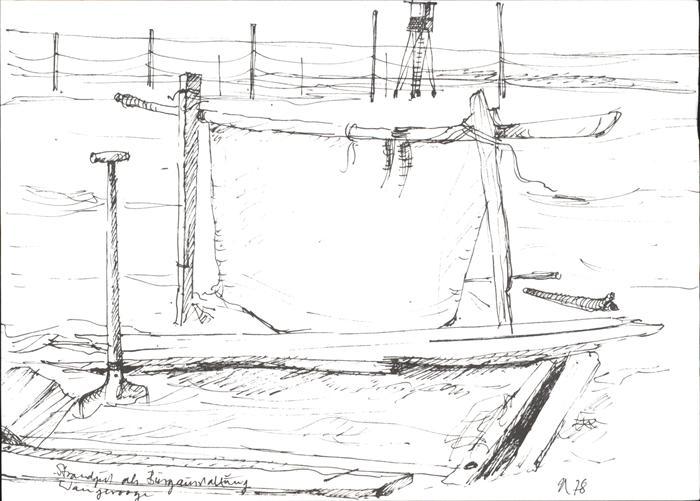 Wangerooge Nordseebad Wangerooger Skizzen Strandgut als Burgausstattung