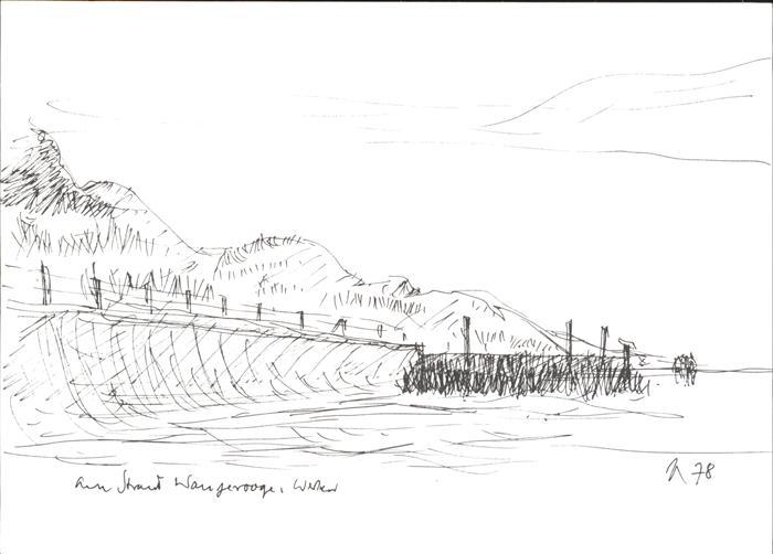 Wangerooge Nordseebad Am Weststrand Wangerooger Skizzen