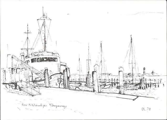 Wangerooge Nordseebad Wangerooger Skizzen Am Westanleger