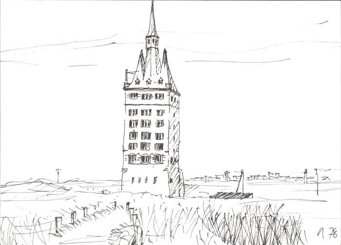 Wangerooge Nordseebad Am Weststrand Wangerooger Skizzen