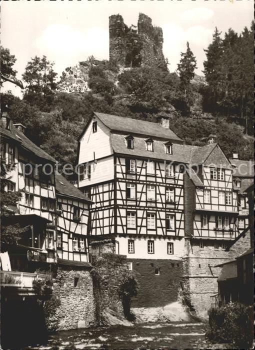 Monschau Montjoie NRW Haller Ruine Rurpartie