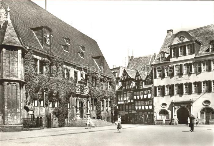 Quedlinburg Harz Marktplatz mit Rathaus
