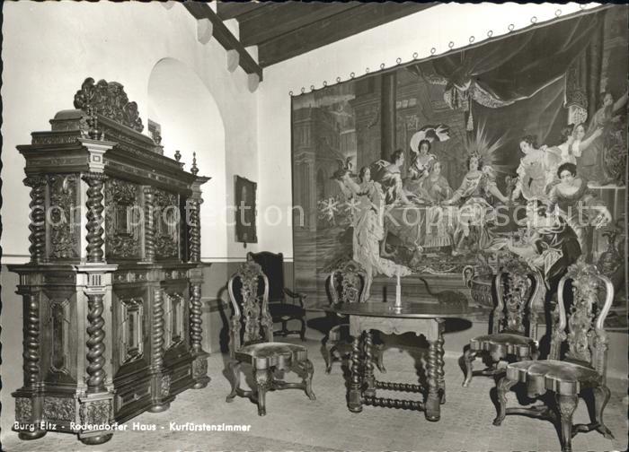 Muenstermaifeld Burg Eltz Rodendorfer Haus Kurfuerstenzimmer