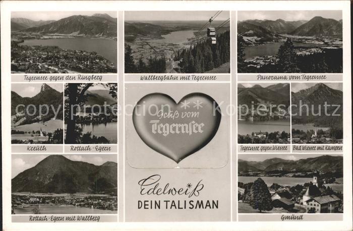 Tegernsee Bayern Ringberg Wallbergbahn Panorama Kreuth Rottach Egern Tegernsee