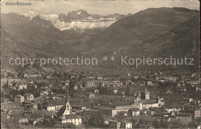 Bozen Suedtirol Gries Panorama