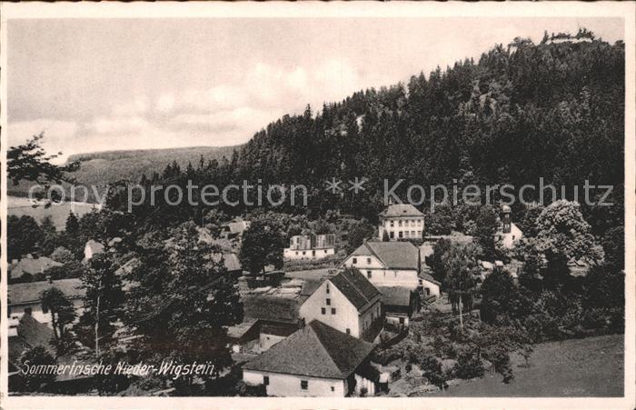 Niederwigstein Podhradi Ortsblick