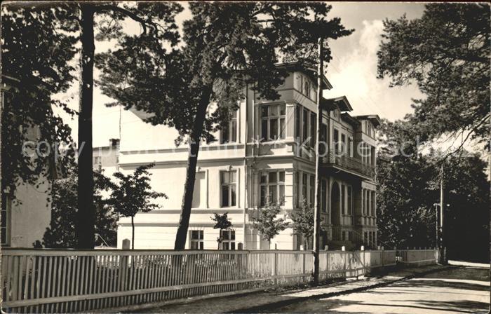Ahlbeck Ostseebad Kinder Erholungsheim Meeresblick