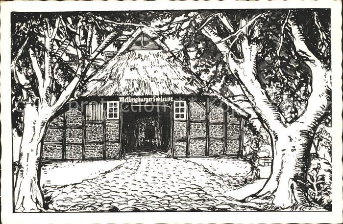 Sasel Hamburg Mellingburger Schleuse Hist Gaststaette