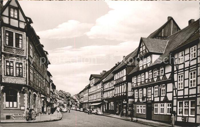 Uslar Solling Langestrasse Fachwerkhaeuser