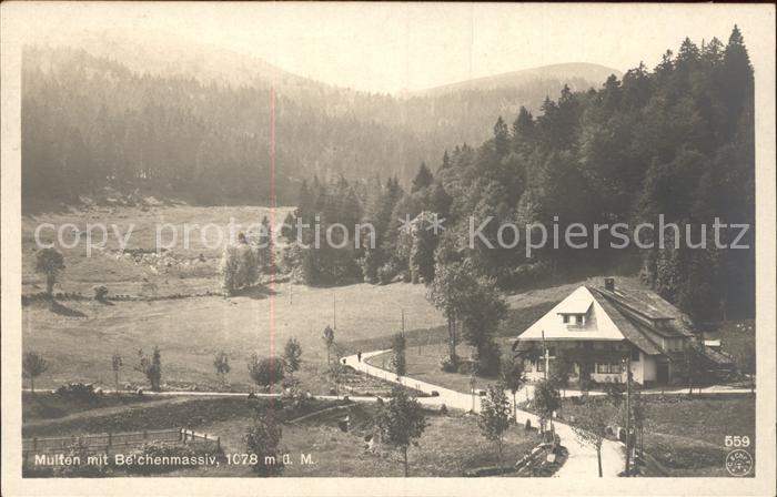 Multen mit Belchenmassiv