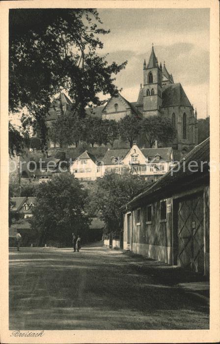 Breisach Rhein Teilansicht mit Muenster