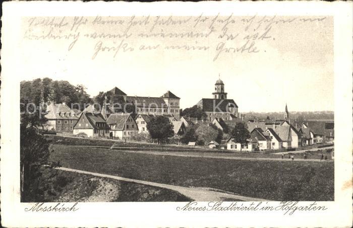 Messkirch Neues Stadtviertel im Hofgarten