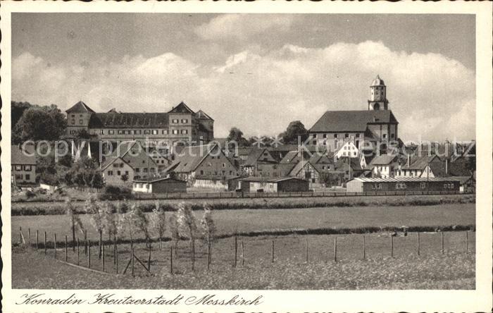 Messkirch Teilansicht Kirche