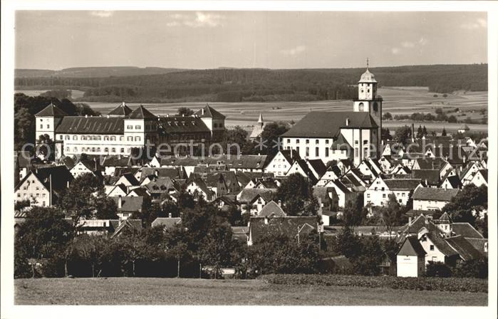 Messkirch Ortsansicht mit Kirche