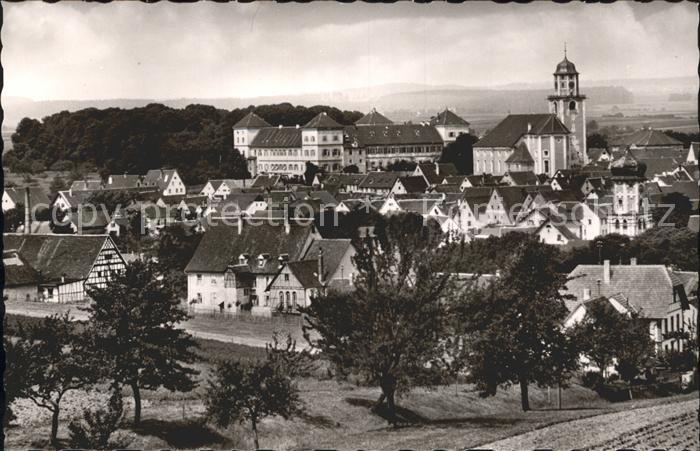 Messkirch Ortsansicht mit Kirche