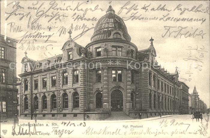 Ludwigshafen Rhein Kgl Postamt