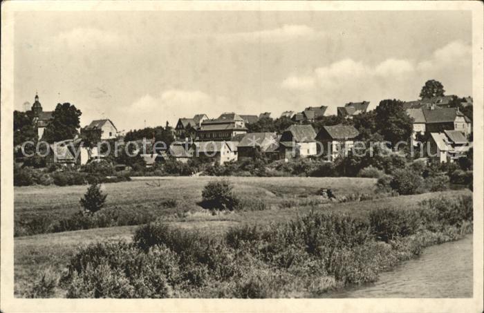 Breitingen Teilansicht mit Schloss und Werra