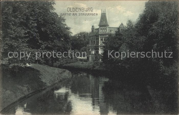 Oldenburg Niedersachsen Partie am Staugraben