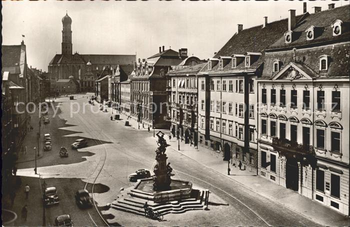 Augsburg Maximilianstrasse Herkulesbrunnen Palais Schaezler