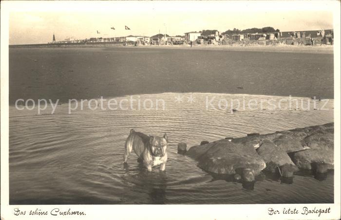 Cuxhaven Nordseebad Der letzte Badegast Panorama NZ3